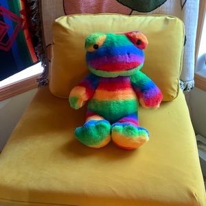 Rainbow Pride Build-A-Bear frog